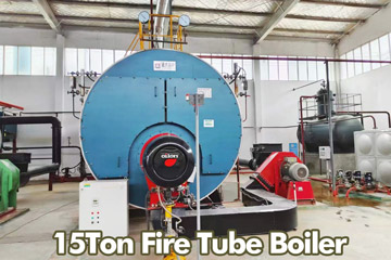 15ton steam boiler,three pass fire tube boiler,horizontal steam boiler