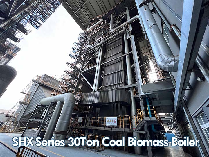 30ton CFB biomass boiler,circulating fluid bed biomass boiler