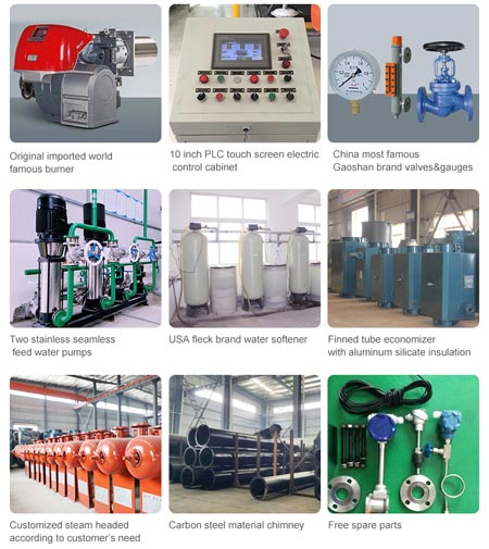 yuanda boiler,yuanda oil gas steam boiler accessories