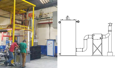 vertical thermic fluid heater,vertical thermal oil heater,vertical hot oil boiler