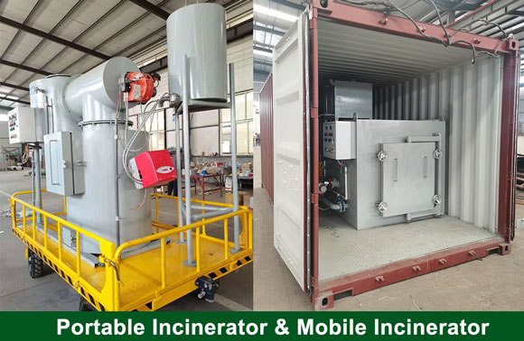 Portable Mobile Incinerator Medical Incinerator