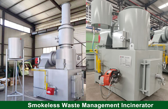 Waste Management Diesel Gas Fired Incinerator