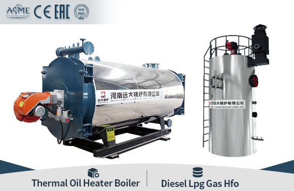 YYQW Gas Diesel Thermal Oil Heater Boiler Hot Oil Heater Thermic Fluid Heaters