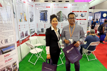 Yuanda Team In Palm Oil Industry Expo Jakarta Indonesia