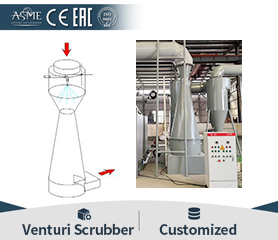 Venturi Scrubber In Incinerator filtration System