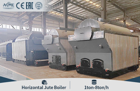 horizontal jute fired boiler,china jute boiler,automatic jute boiler