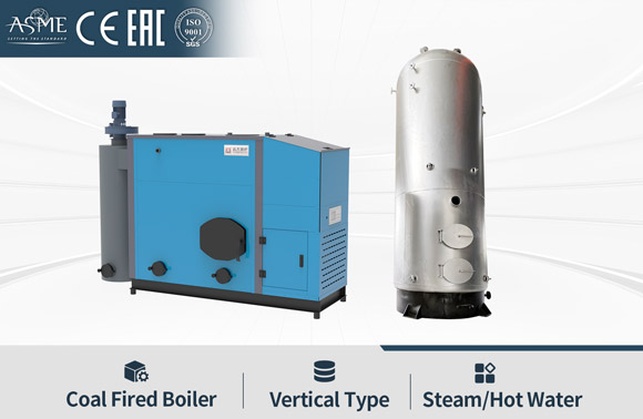 Vertical Coal Hot Water Steam Boiler