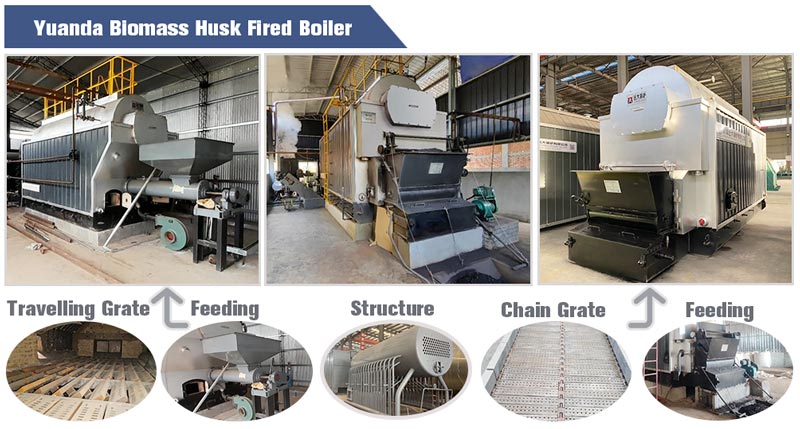 husk fired boiler,ricehusk stoker boiler,biomass husk boiler