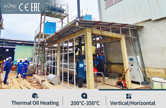 thermal oil boiler, heating oil boiler, boiler for dyeing