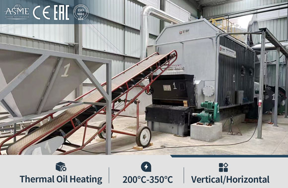 Wood Biomass Thermal Oil Heater Furnace Boiler 