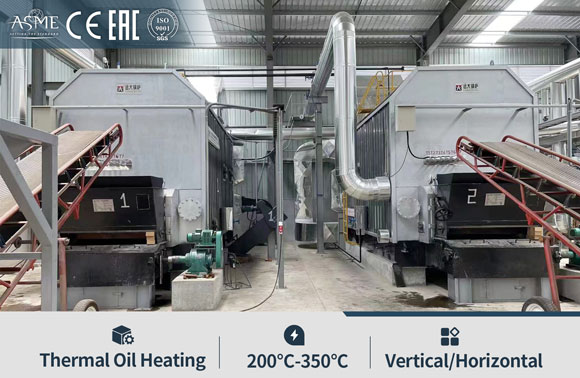 Horizontal Solid Fuel Thermal Oil Heater Boiler