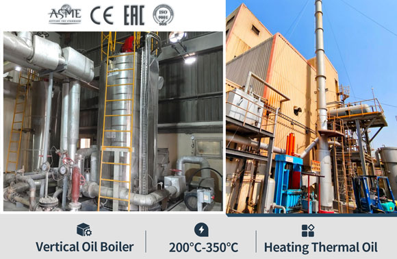 horizontal thermal oil boiler,natural gas thermic fluid heater,YYQW thermal oil boiler