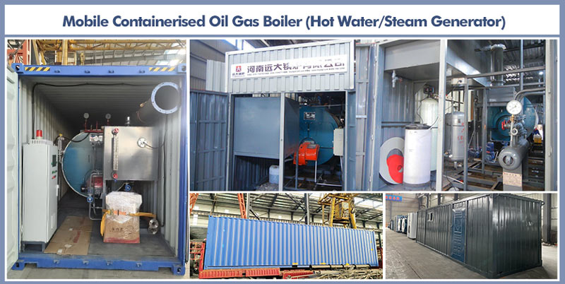 mobile steam boiler,containerised steam boiler,portable steam boiler
