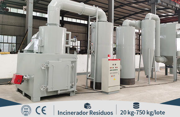 Incinerador de basura de China, incinerador de desechos de China, incinerador de hospitales de China