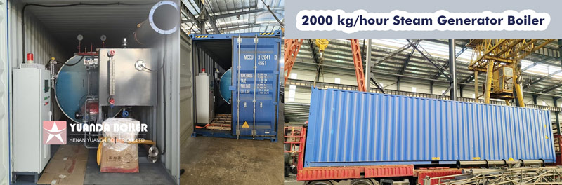 containerised steam boiler,2000kg boiler,industrial boiler supplier