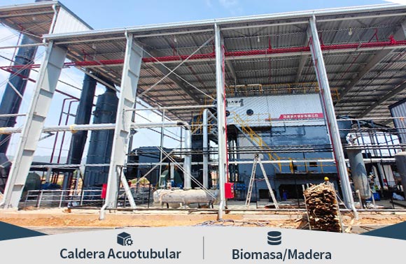 caldera lena madera industriales