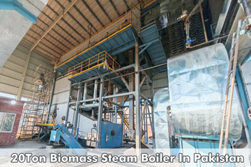 reciprocating grate boiler, textile factory boiler, biomass boiler Pakistan