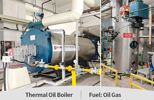 diesel gas fired thermal oil boiler