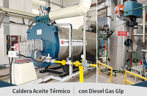Caldera de aceite térmico de gasóleo de alta eficiencia