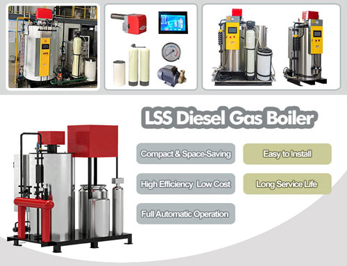 vertical steam boiler