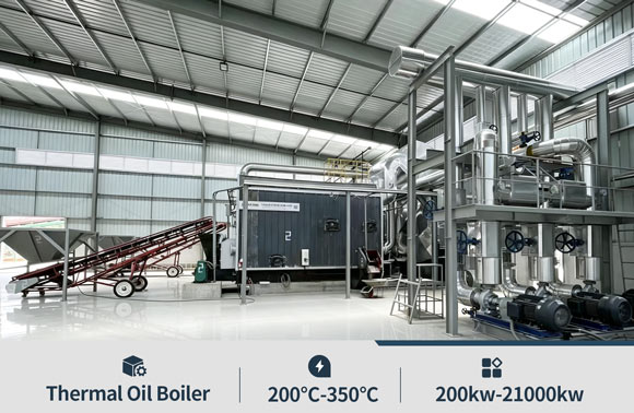 biomass woodchips thermal oil boiler,horizontal wood thermal oil boiler,YLW biomass thermal oil boiler