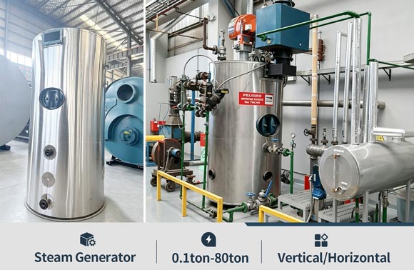 vertical water tube gas boiler,LSS vertical boiler,LSS water tube boiler