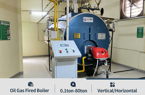 horizontal fire tube biogas boiler,biogas burner boiler,automatic biogas boiler