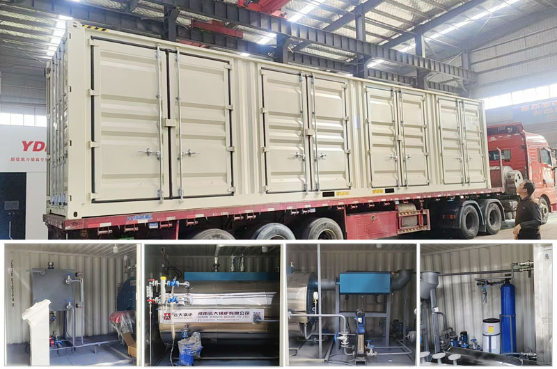 mobile boiler,oil gas steam boiler,container boiler