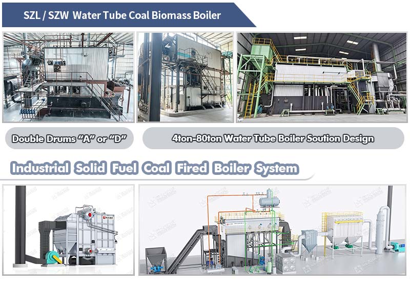 water tube coal boiler