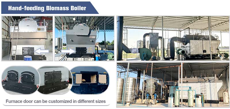 hand feeding biomass boiler,travelling grate boiler