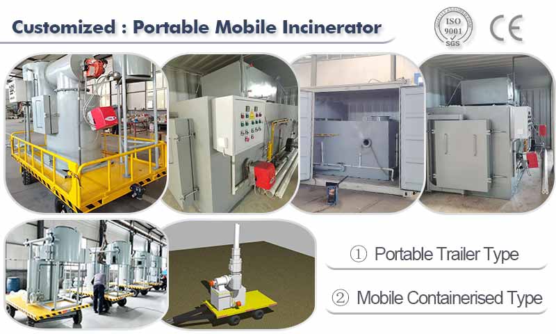 portable incinerator,containerised incinerator,hospital incinerator