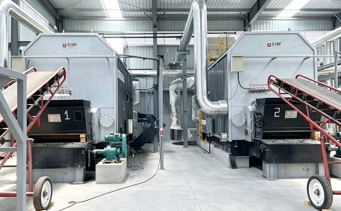Calentador de fluido t&eacute;rmico de biomasa YGL, caldera de aceite t&eacute;rmico de madera YGL