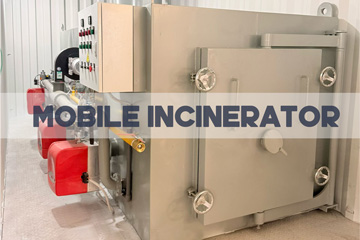 mobile incinerator,containerised incinerator,china incinerator