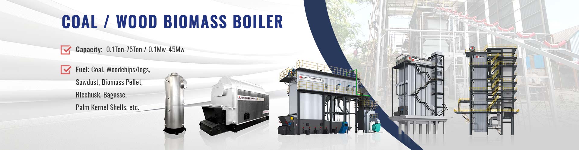 Biomass boiler, wood boiler, coal boiler, solid fuel boiler