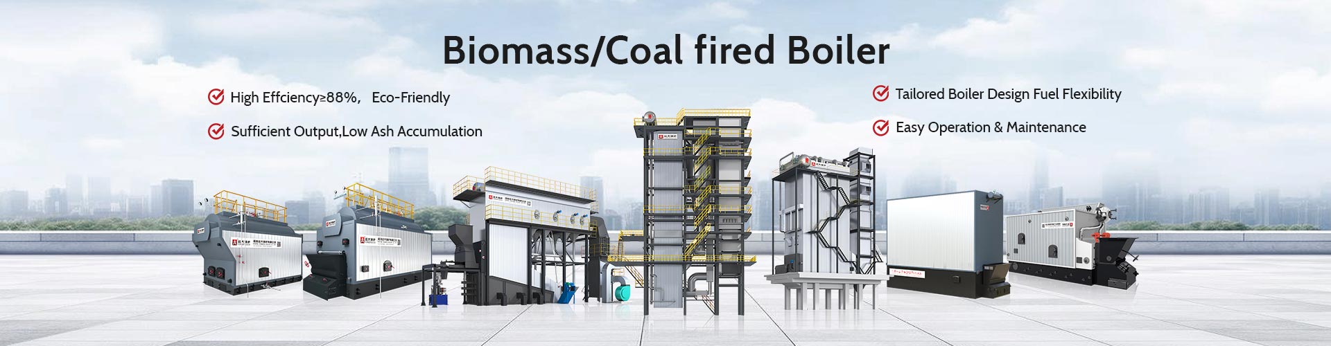 Biomass boiler, wood boiler, coal boiler, solid fuel boiler